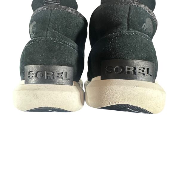 Sorel Women's Explorer™ II Carnival Cozy Boot Black/Sea Salt 8 B - Medium suede - Picture 11 of 11